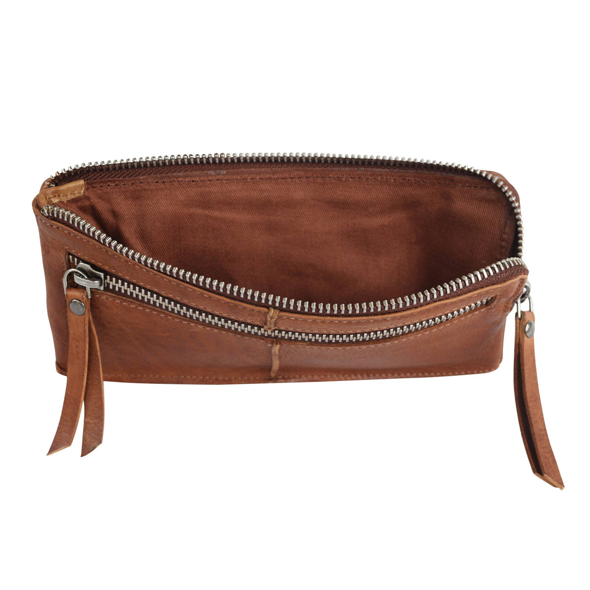 Latico Andi Handcrafted Cognac Leather Wallet