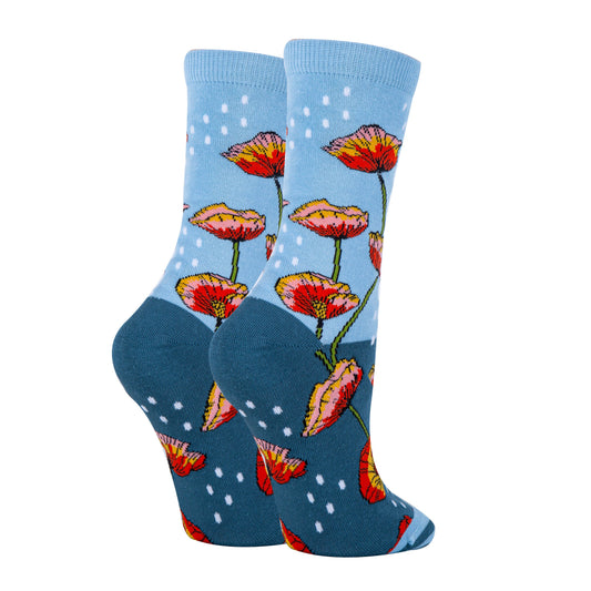 Poppy Please | Women's Premium Cotton Crew Socks