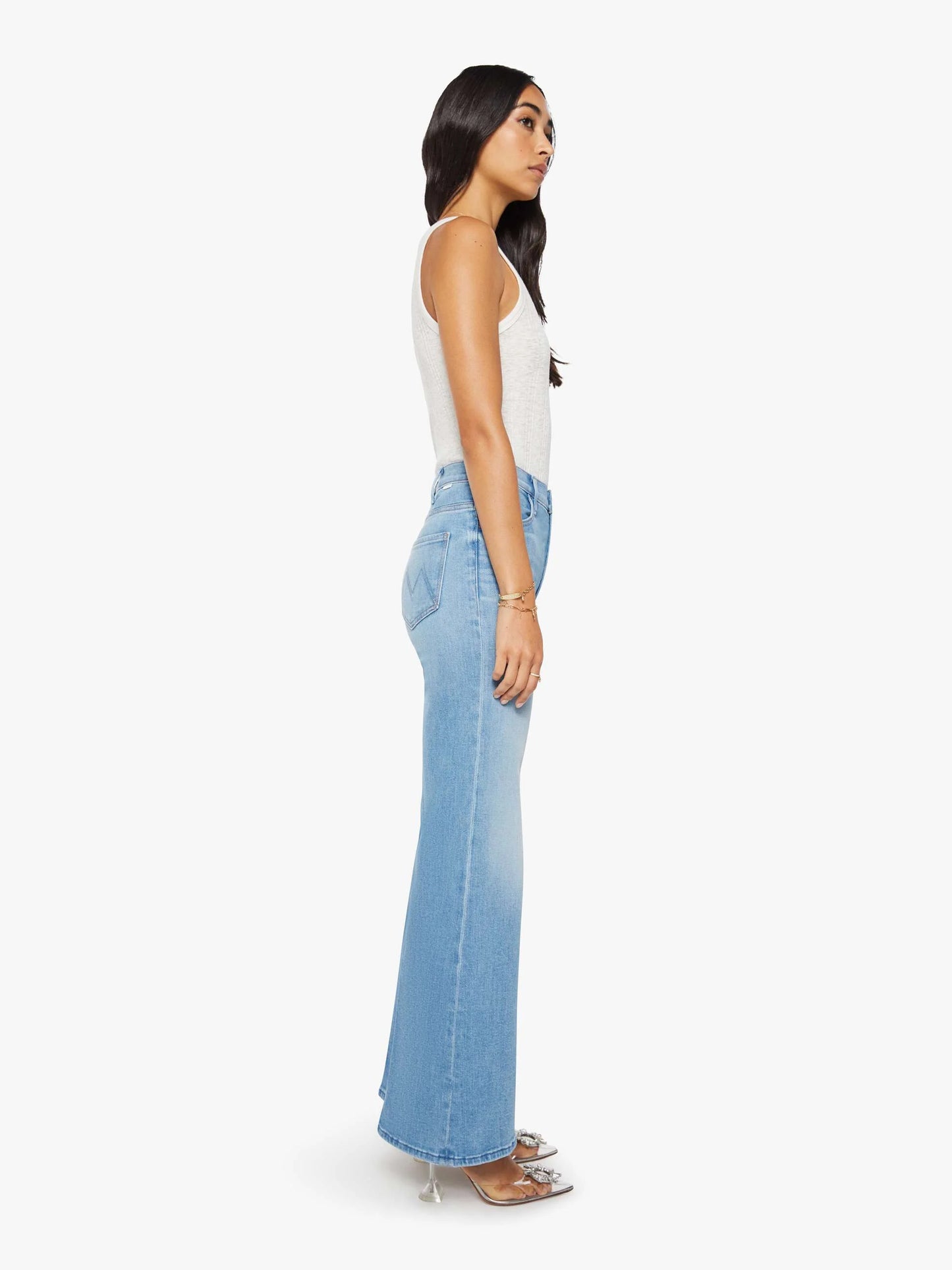 MOTHER DENIM The Hustler Roller Sneak Jeans