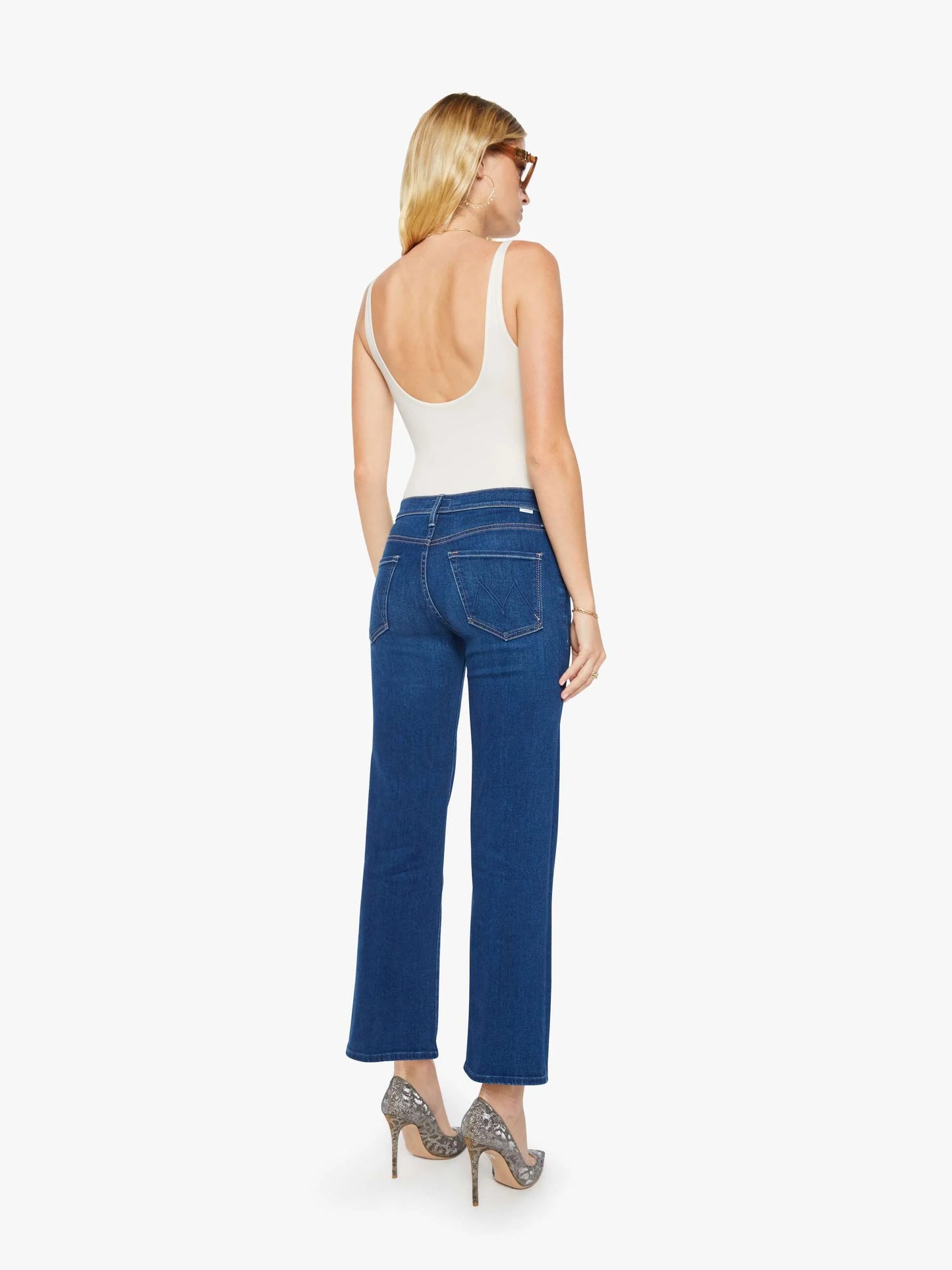 MOTHER THE MID RISE RAMBLER ZIP FLOOD