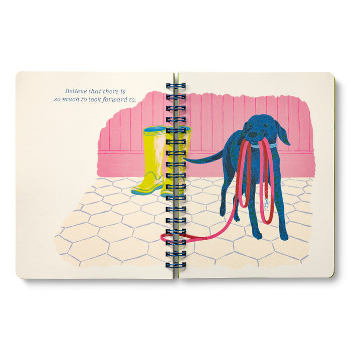 Spiral Notebook: Expect The Best Things To Happen Today.