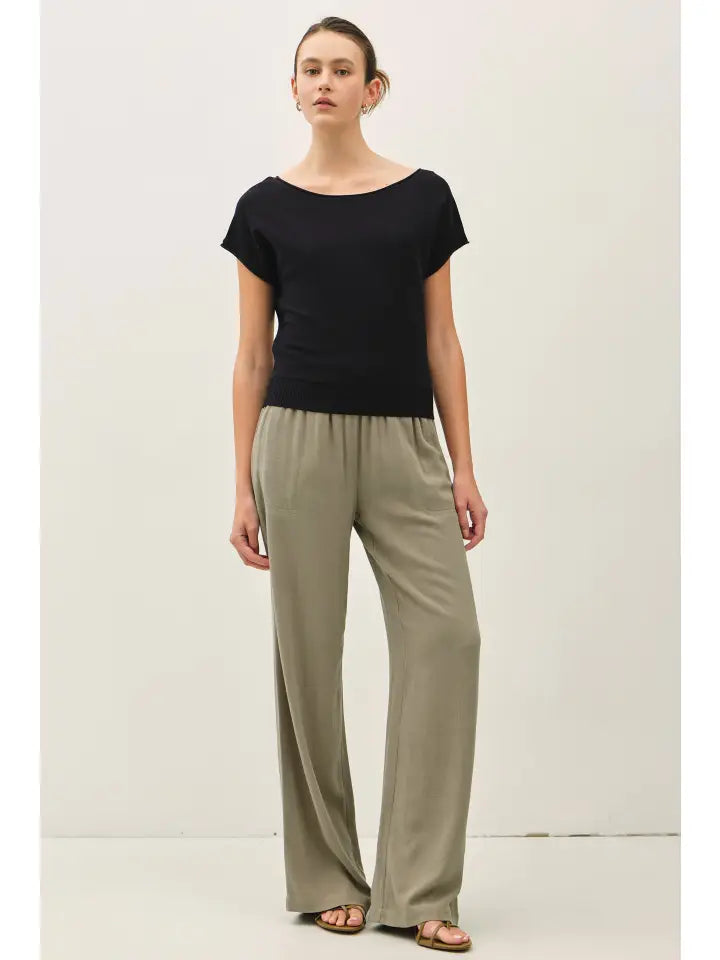 Be Cool Cap Sleeve Sweater Top, 2 colors