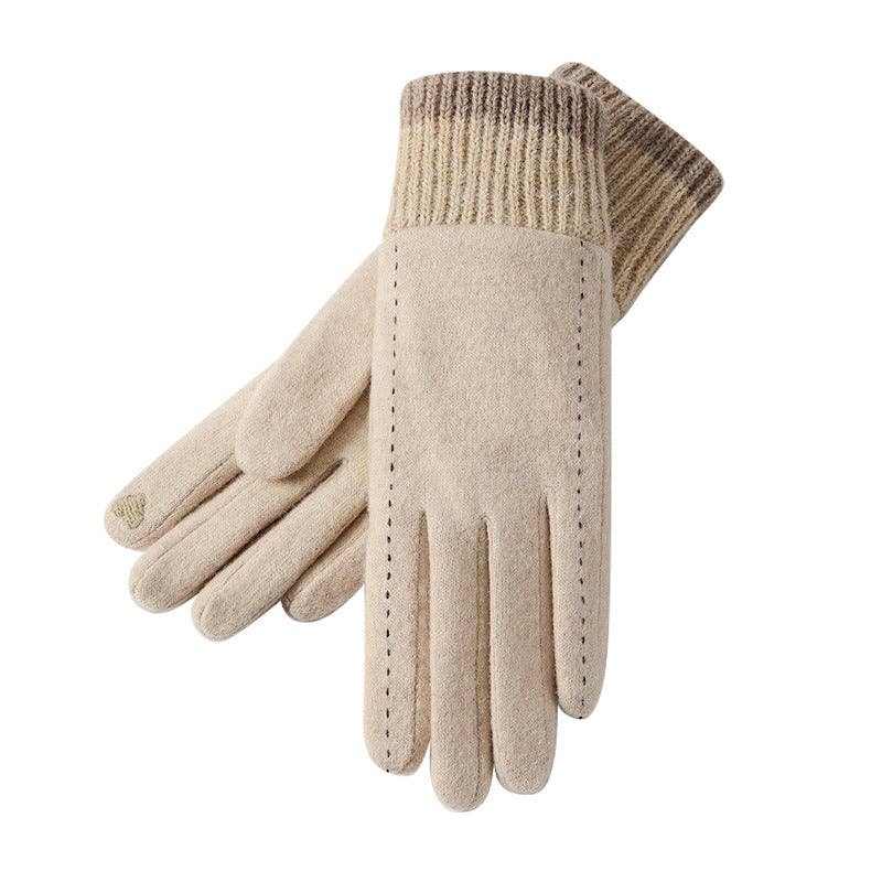 Windproof Wool Blending Gloves