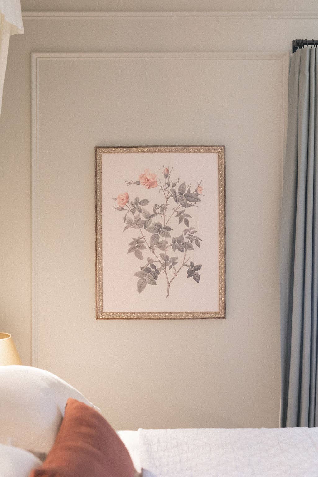 Rosa Framed Antique Art