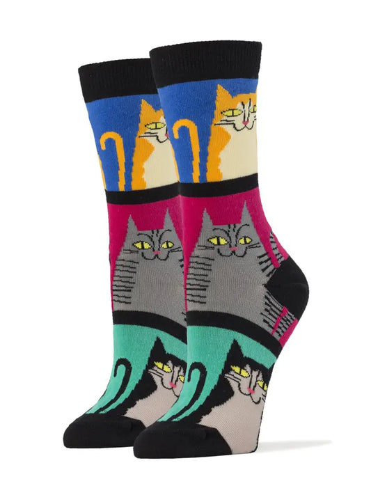 Oooh Yeah Mod Meow Socks