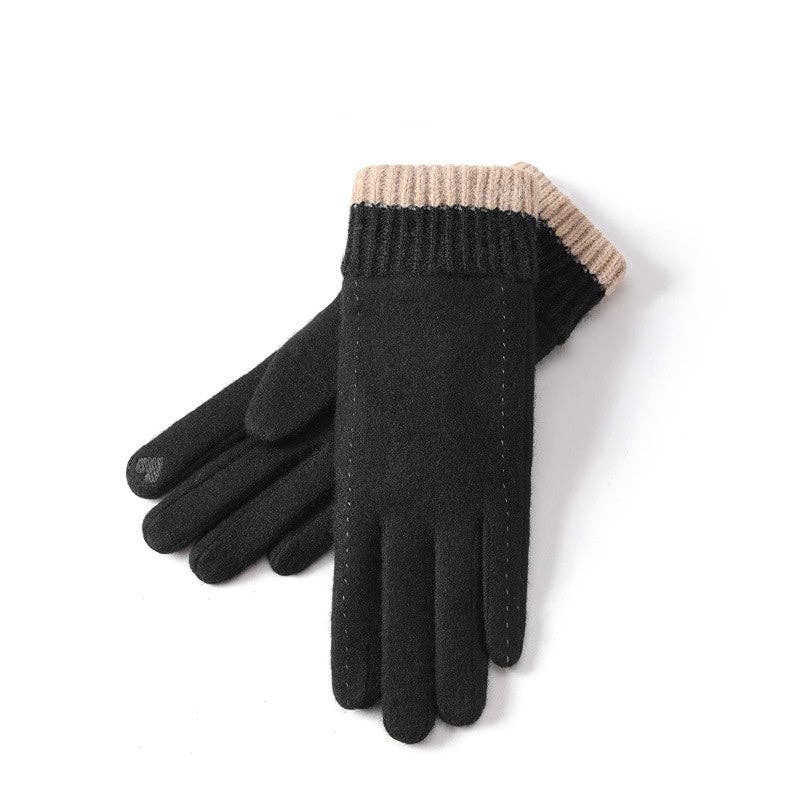 Windproof Wool Blending Gloves