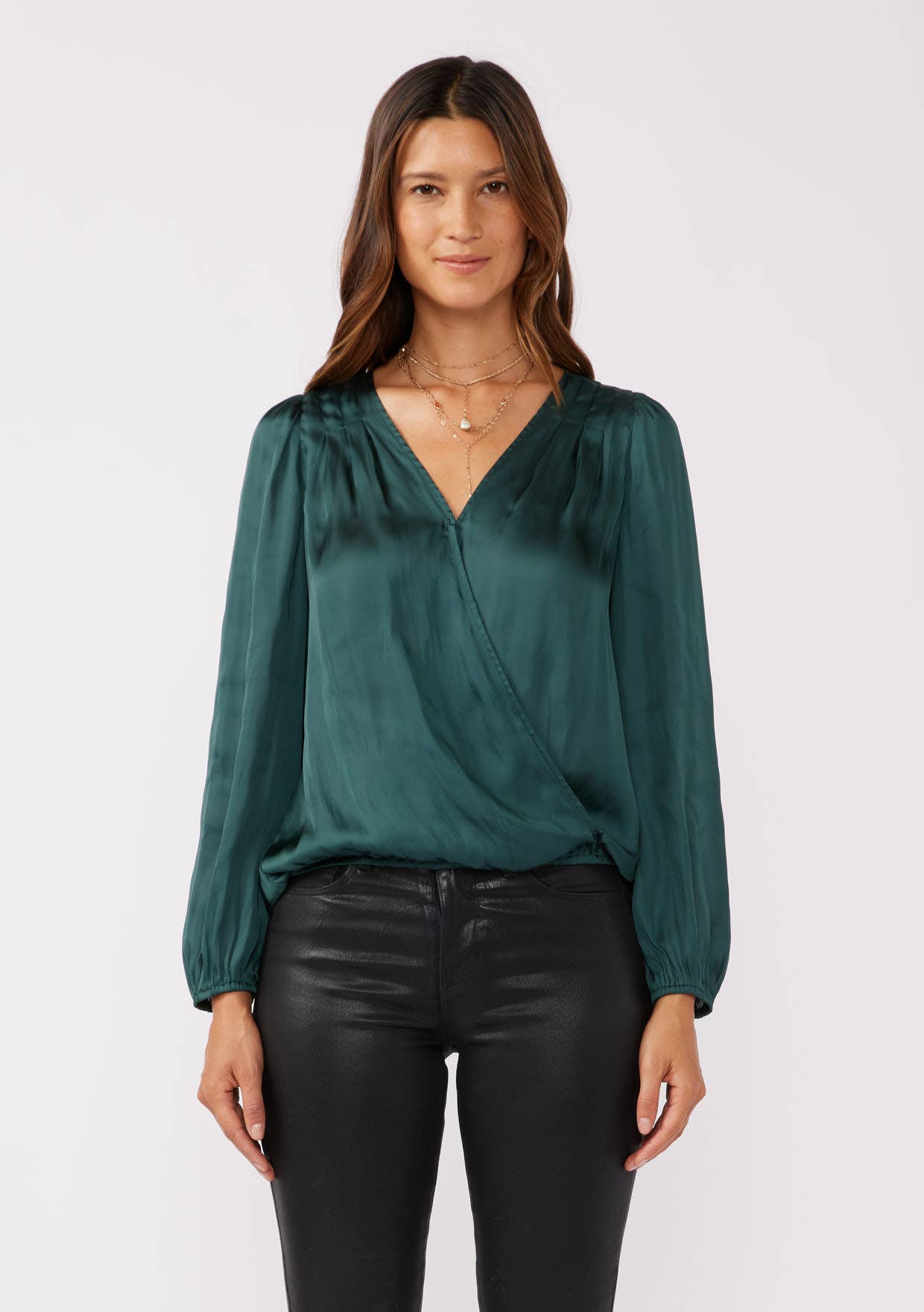 Lovestitch V-Neck Raglan Sleeve Top