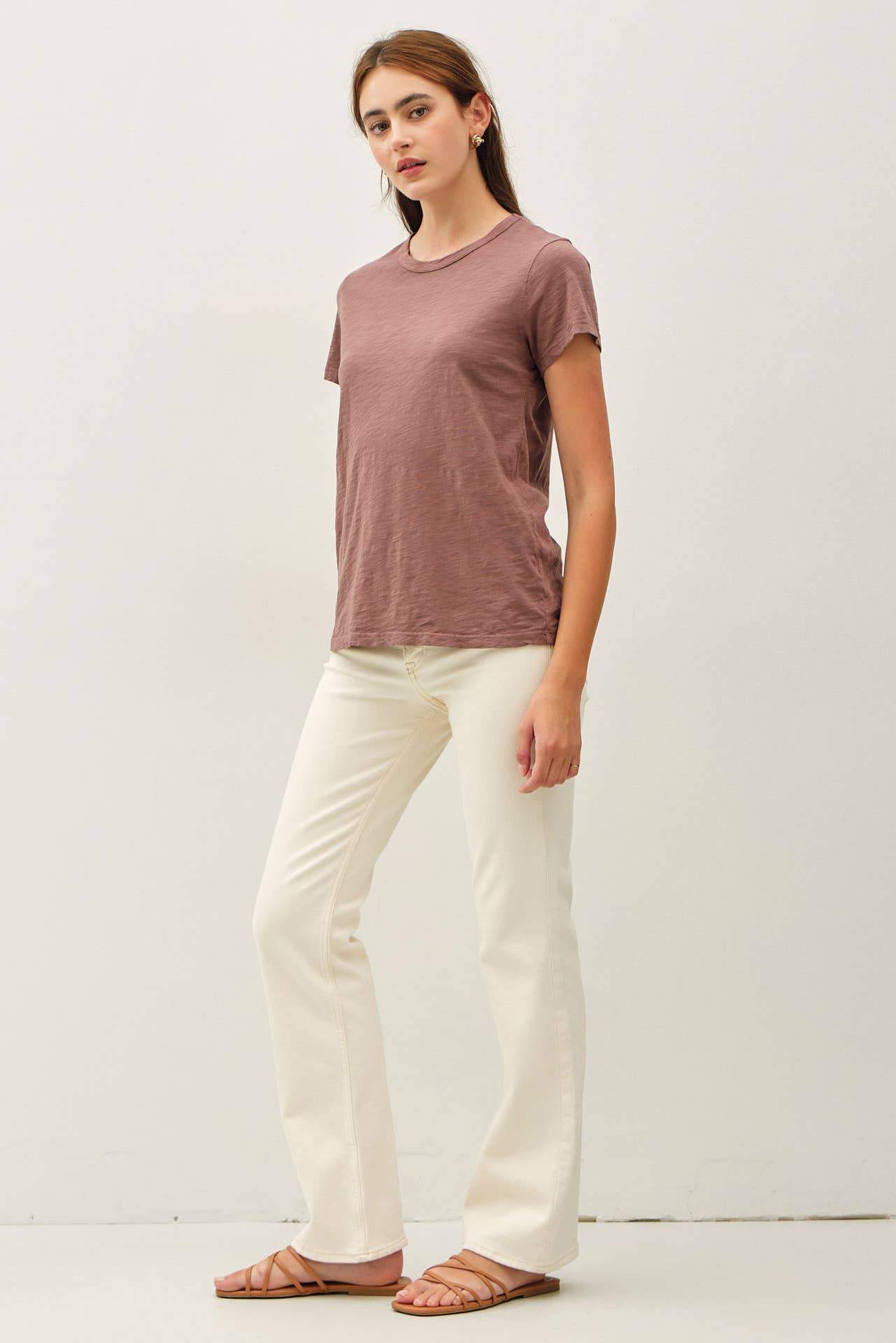 COTTON SLUB TEE