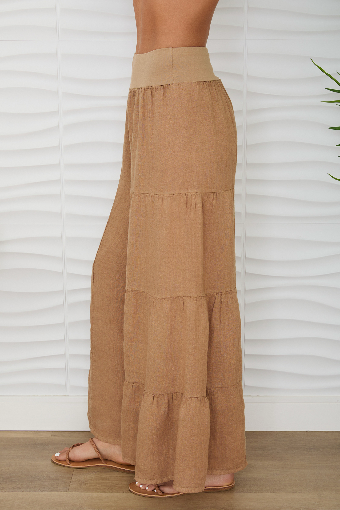 Milio Milano Tiered Palazzo Pant, 2 colors