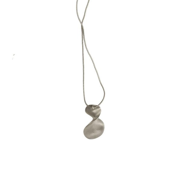 Joy Susan Silver Curled Infinity Pendant