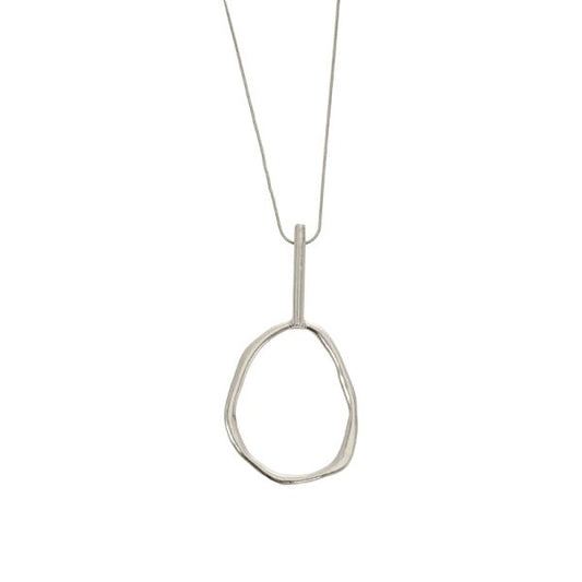 Joy Susan Bar & Oval Necklace