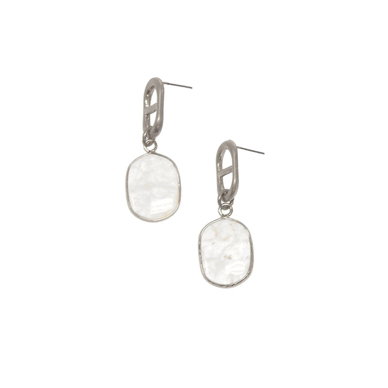 Joy Susan Clear Quartz Dangle Earrings