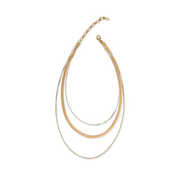Joy Susan 3 Row Chain Necklace