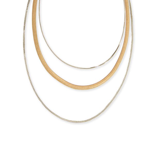 Joy Susan 3 Row Chain Necklace