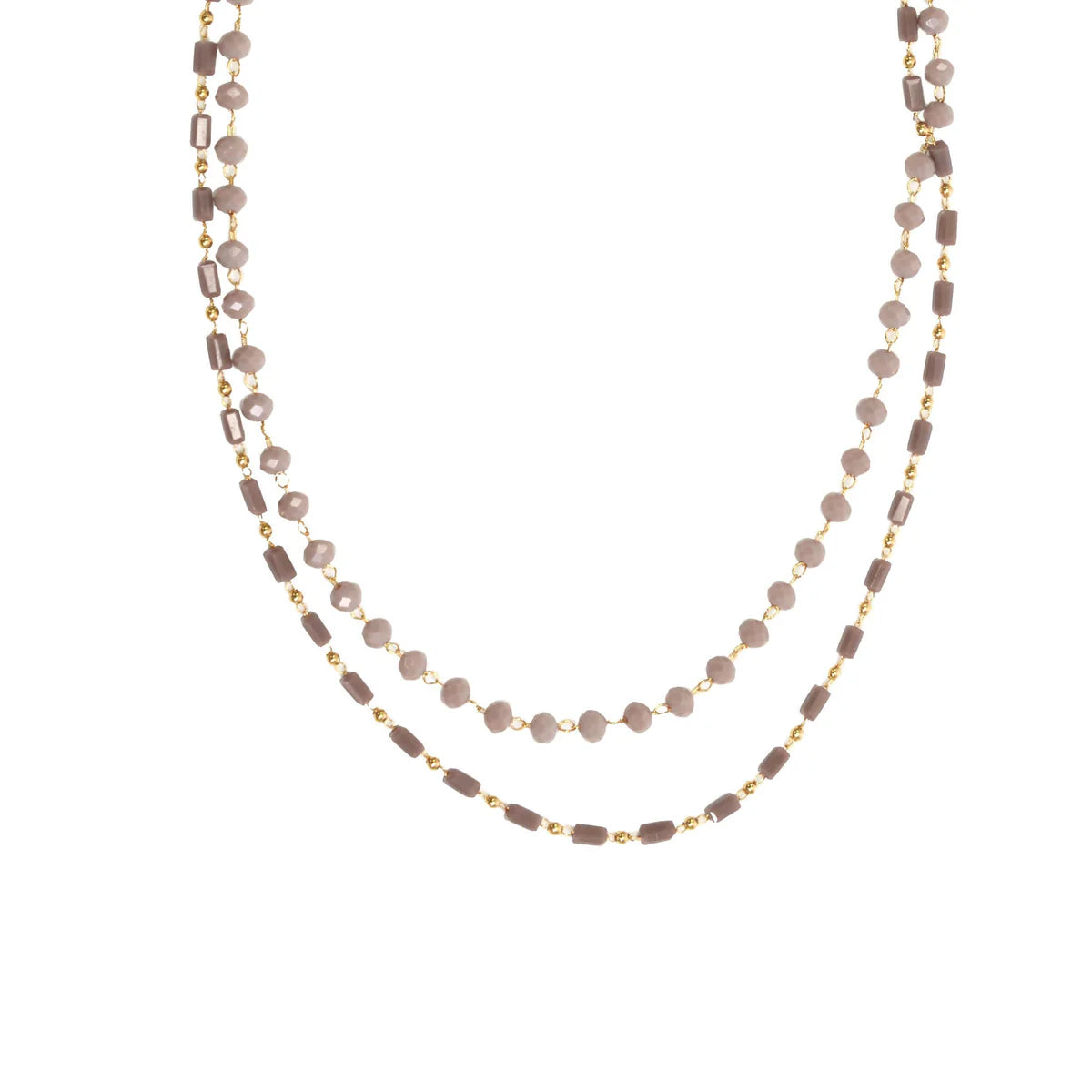 Joy Susan Pink/Lilac Beaded Necklace