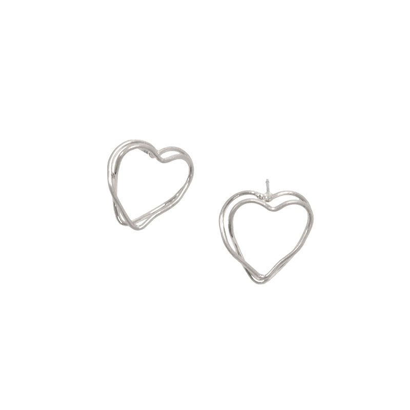 Joy Susan Two Hearts Entwined Earrings