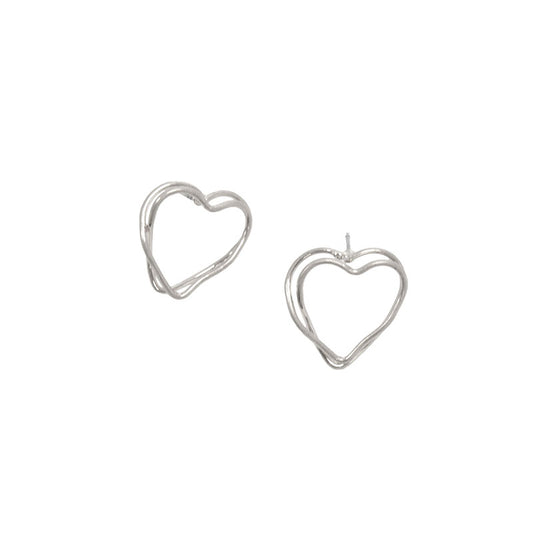 Joy Susan Two Hearts Entwined Earrings