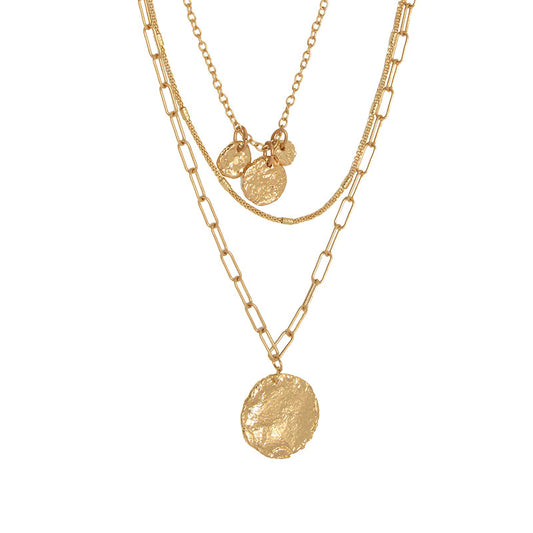 Joy Susan Gold Multi Chain Necklace