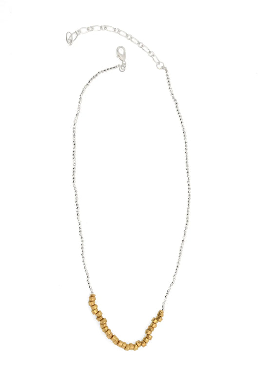 Joy Susan Mixed Metal Glint+Shine Necklace