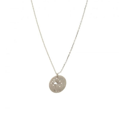 Joy Susan Silver Dandelion Wish Necklace