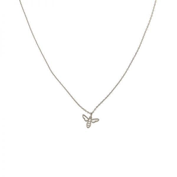 Joy Susan Silver Bee Necklace