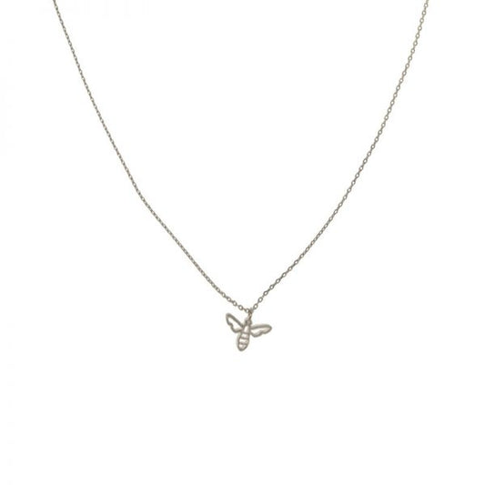Joy Susan Silver Bee Necklace