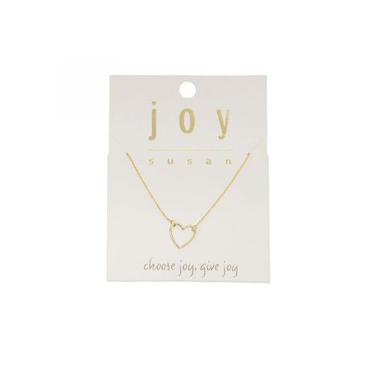 Joy Susan Heart Pendant Necklace