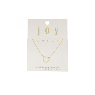 Joy Susan Heart Pendant Necklace