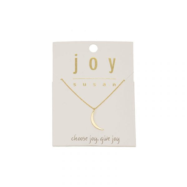 Joy Susan Crescent Pendant Necklace, 2 colors