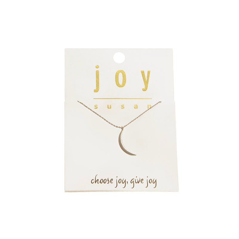 Joy Susan Crescent Pendant Necklace, 2 colors