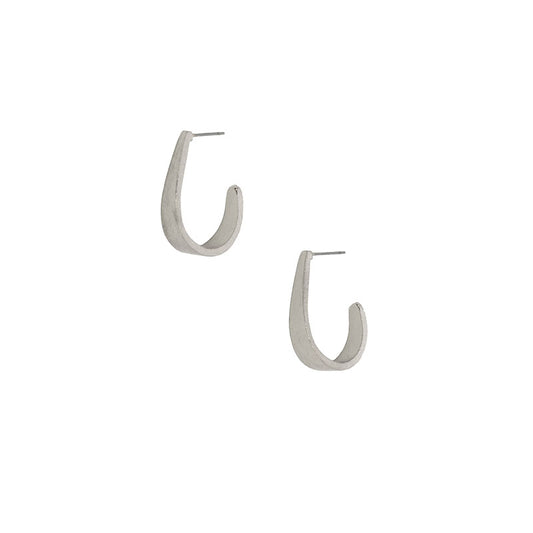 Joy Susan J Hoop Stud Earrings
