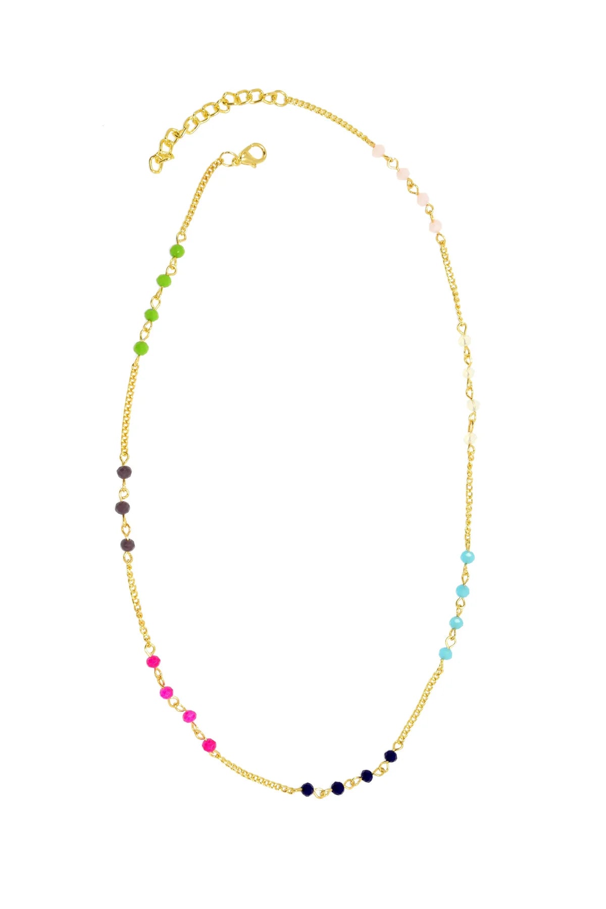 Joy Susan Gold Multi Bead Necklace