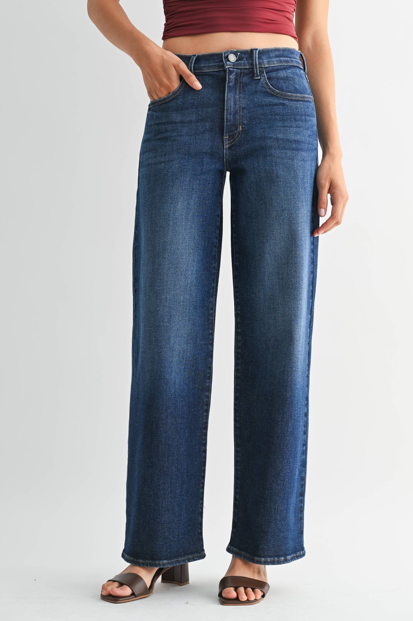 Just Black Denim Loose Straight w/ Regular Hem