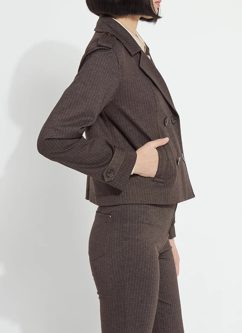 Lysse Double Breasted Crop Trench