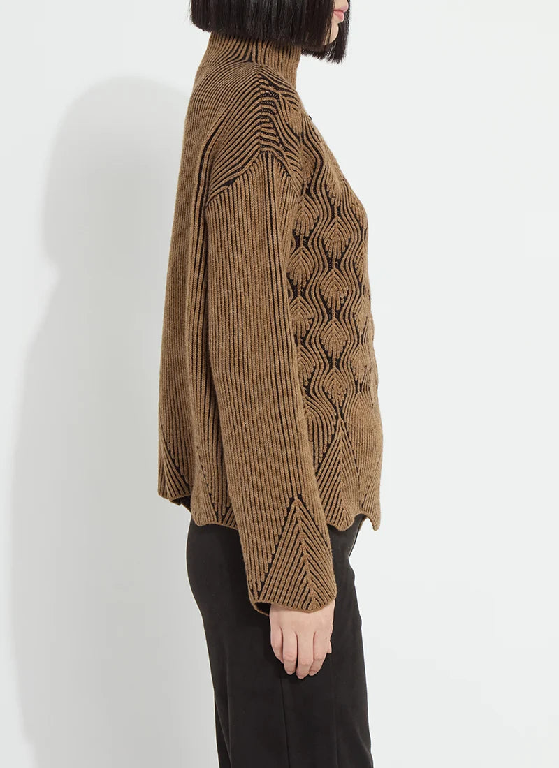 Lysse Rhea Rib Scallop Edge Pullover