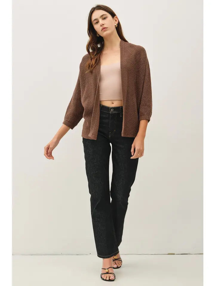 Be Cool Open Front Cardigan