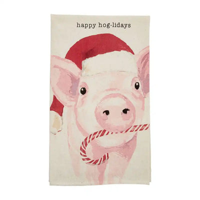 Farm Animal Christmas Towel