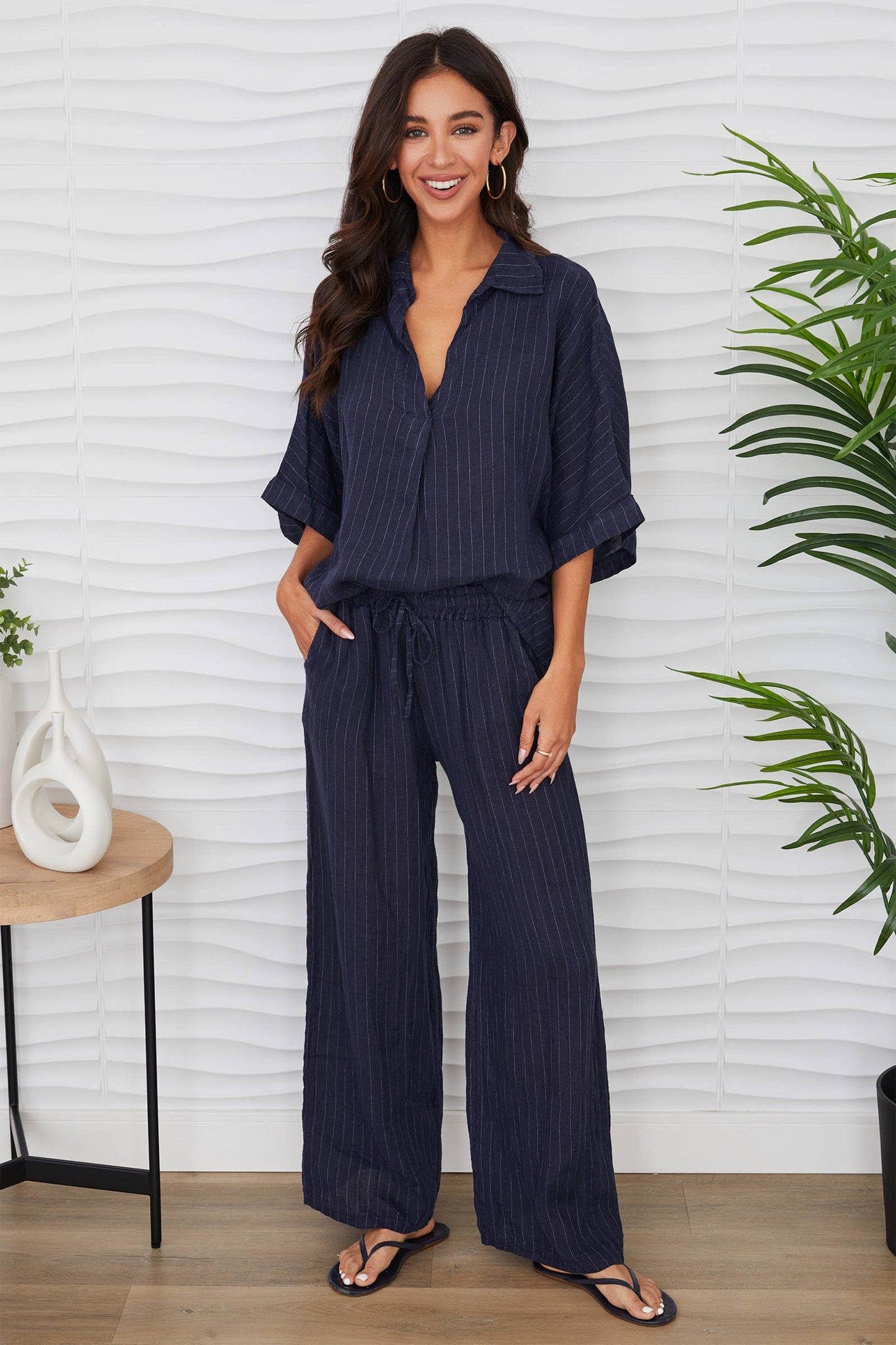 Milio Milano Pinstripe Pant
