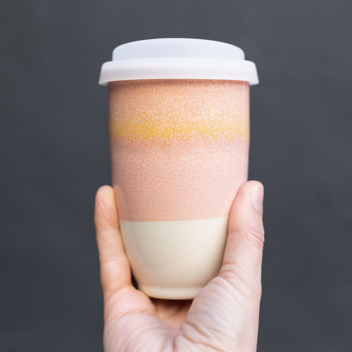 Afterglow 12oz Ceramic Travel Mug – Reusable & Giftable