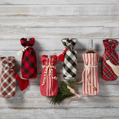 Christmas Wine Bags