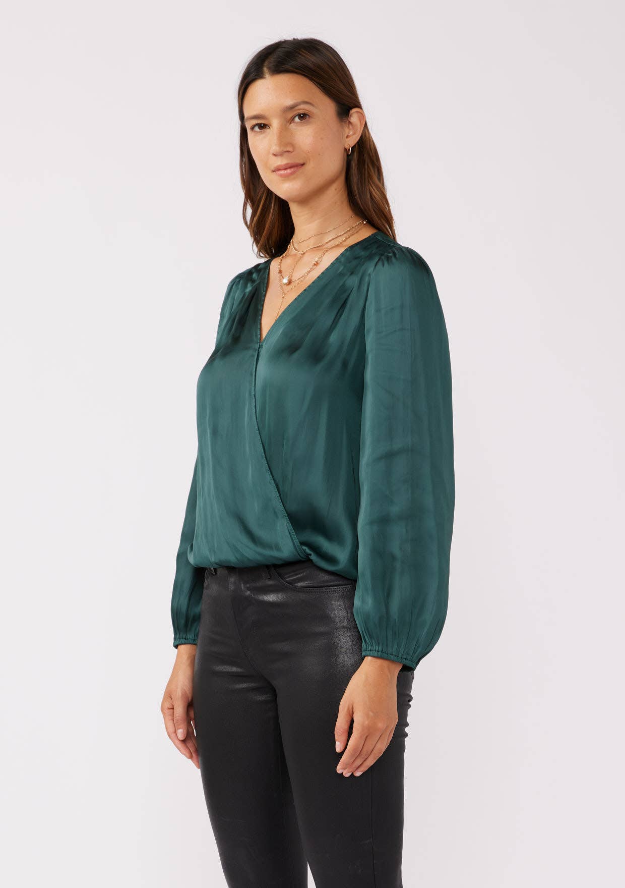 Lovestitch V-Neck Raglan Sleeve Top