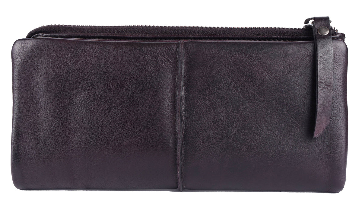 Latico Andi Handcrafted Cognac Leather Wallet