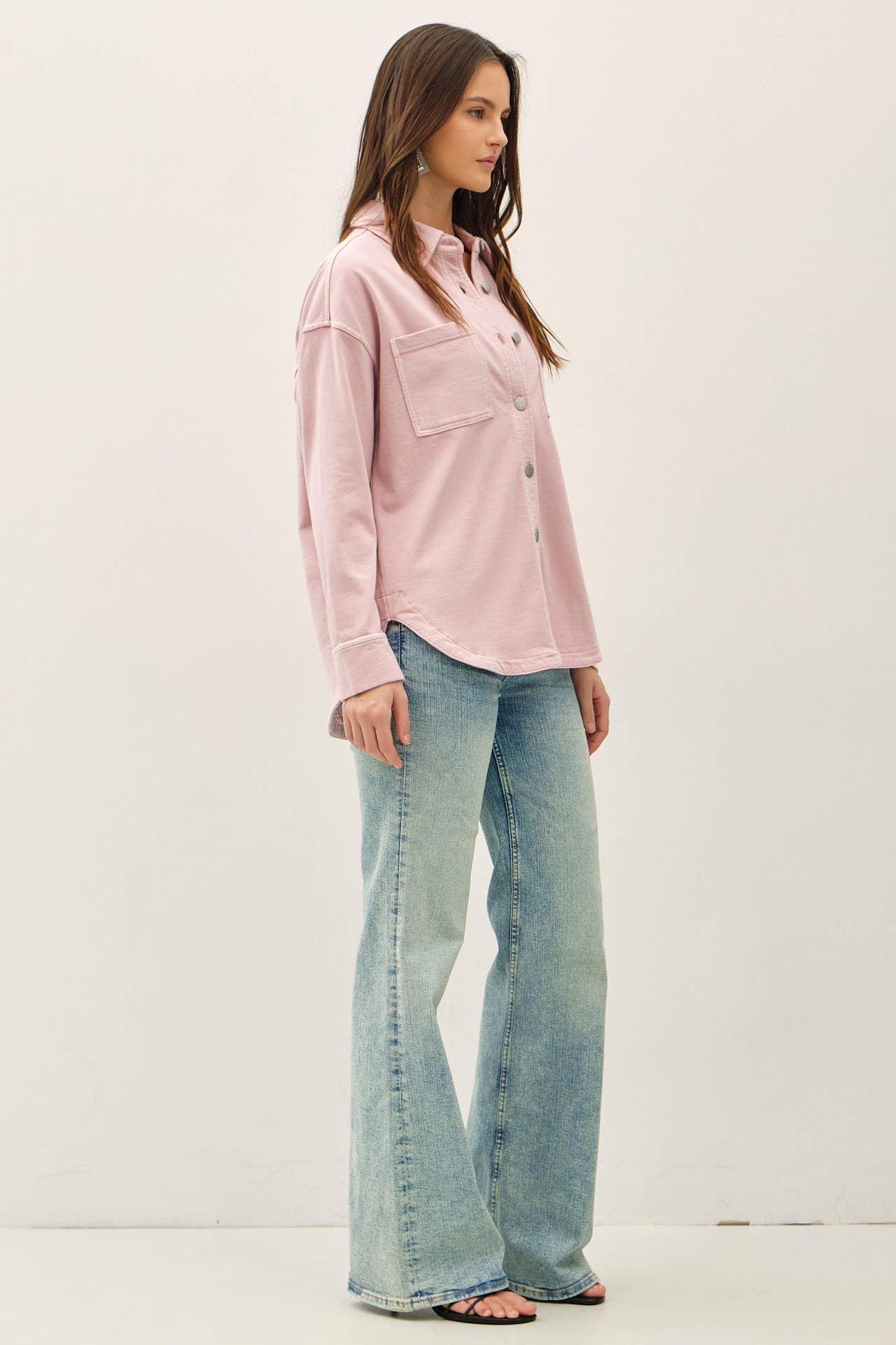 Be Cool Denim Look Shacket