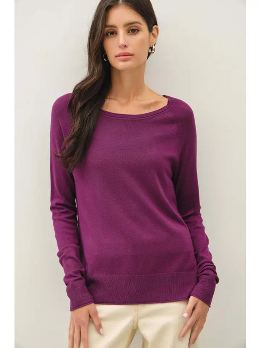 Be Cool Lightweight Raglan Sweater