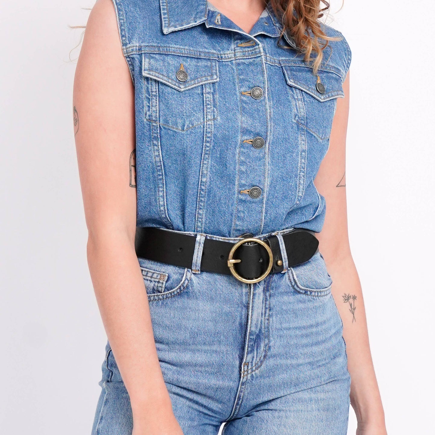 Pip 2.0 | Vintage Full-Grain Leather Belt for Women