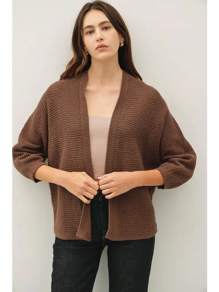 Be Cool Open Front Cardigan