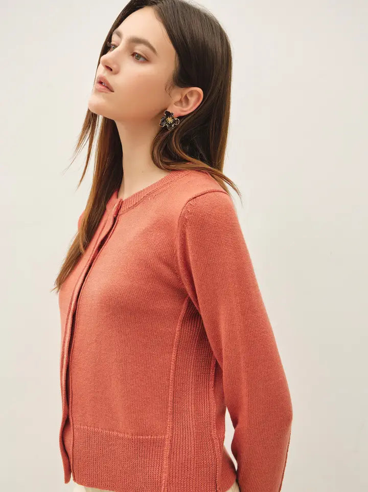 Be Cool Classic Button Up Cardigan