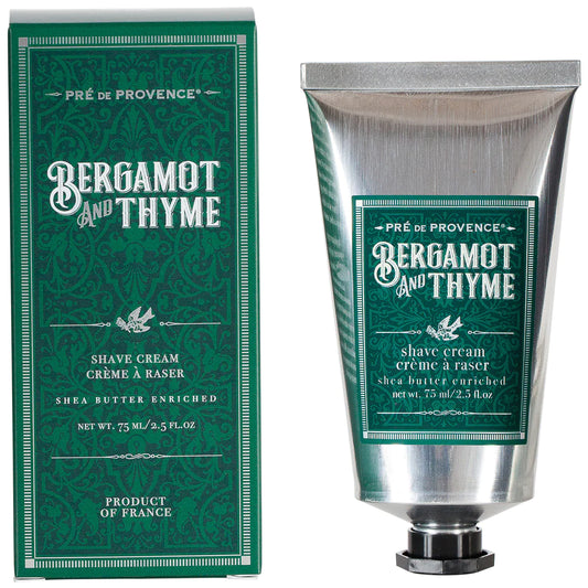 European Soaps Men's Bergamot & Thyme Shave Cream