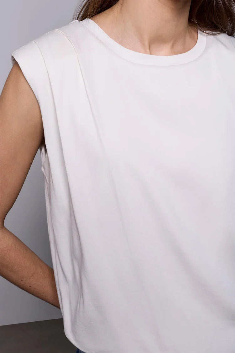 Tribal Padded Shoulder Muscle Tee