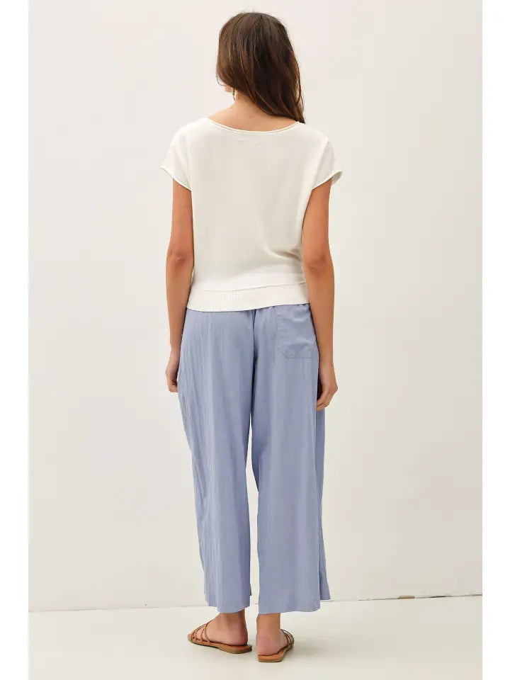 Be Cool Cap Sleeve Sweater Top, 2 colors